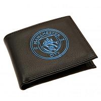 Manchester City FC Leather Wallet - Embroidered Crest