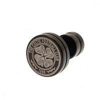 Celtic FC Black IP Stud Earing