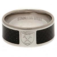 West Ham United FC Carbon Fibre Ring Small