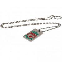 Liverpool FC Enamel Crest Dog Tag & Chain