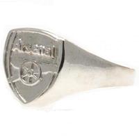 Arsenal FC Ring - Silver Plated - Size X