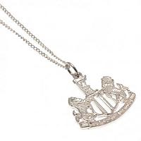 Newcastle United FC Pendant & Chain - Sterling Silver