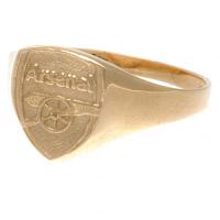 Arsenal FC 9ct Gold Crest Ring Small