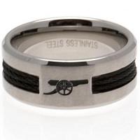 Arsenal FC Ring - Black Inlay - Size R