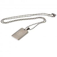 Chelsea FC Dog Tag & Chain - Pattern