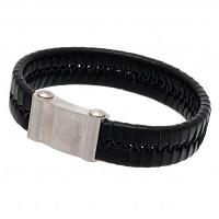 Everton FC Leather Bracelet - Single Plait
