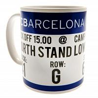 FC Barcelona Mug - Match Ticket