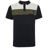 Liverpool FC Colour Block Polo Mens Navy S