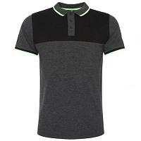 Liverpool FC Neon Panel Polo Mens Charcoal XL