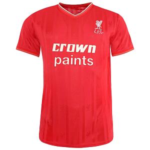 Liverpool FC Retro 1986 Home Shirt Mens S 1