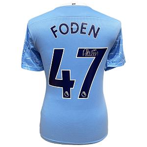 Manchester City FC Foden Signed Shirt 1