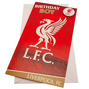 Liverpool FC Birthday Card Boy 1