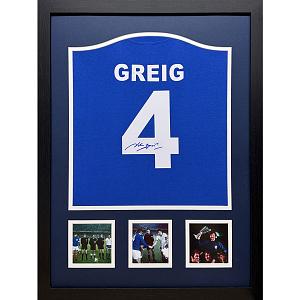 Rangers FC 1972 Greig Signed Shirt (Framed) 1