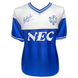 Everton FC 1986 Lineker Signed Shirt 1