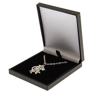 Rangers FC Silver Plated Boxed Pendant 1