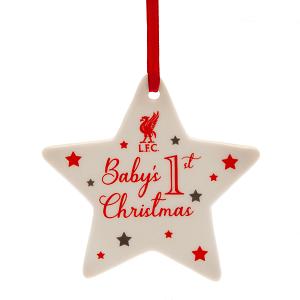 Liverpool FC Baby\'s First Christmas Decoration 1