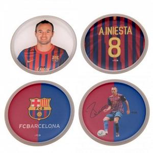 FC Barcelona 3D Stickers 4pk Iniesta 1
