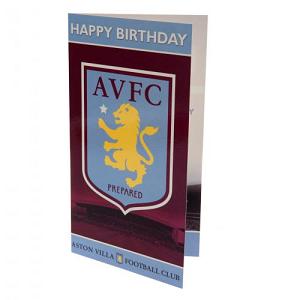 Aston Villa FC Birthday Card 1