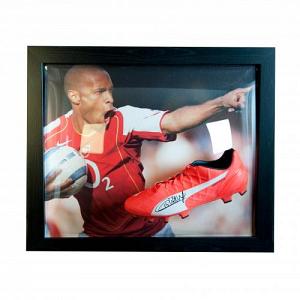 Arsenal FC Henry Signed Boot (Framed) 1