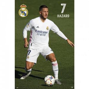 Real Madrid FC Poster Hazard 24 1