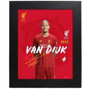 Liverpool FC Picture Van Dijk 10 x 8 1