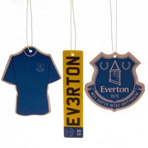 Everton FC 3pk Air Freshener 1