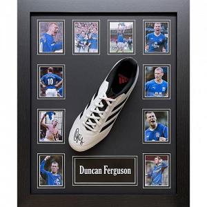 Everton FC Ferguson Signed Boot (Framed) 1