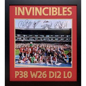 Arsenal FC Invincible Season Signed Framed Print 1