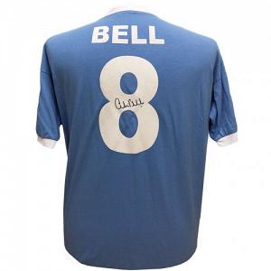 Manchester City FC Bell Signed Shirt 1