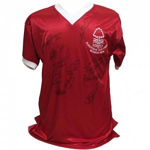 Nottingham Forest FC 1979 European Cup Final Signed Shirt 2