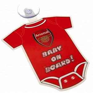 Arsenal FC Baby On Board Sign 1