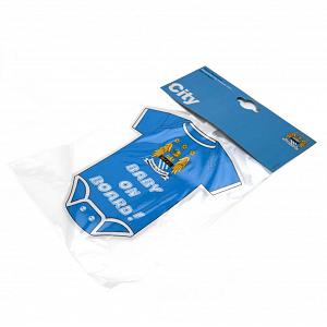 Manchester City FC Baby On Board Sign 2