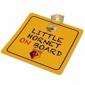 Watford FC Baby On Board Sign 2