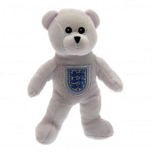 England Mini Teddy Bear - White 1