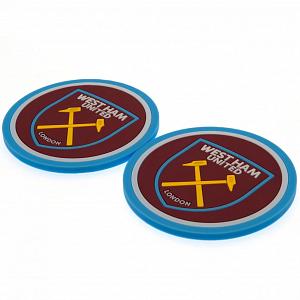 West Ham United FC 2pk Coaster Set 1