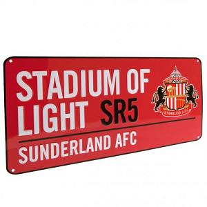 Sunderland AFC Street Sign RD 1