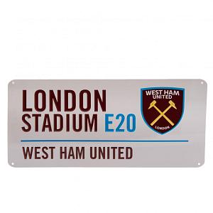 West Ham United FC Street Sign 1