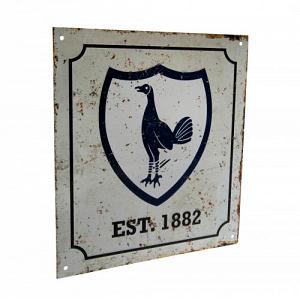 Tottenham Hotspur FC Retro Logo Sign 1