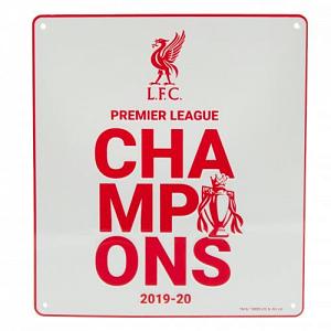 Liverpool FC Premier League Champions Sign WT 1