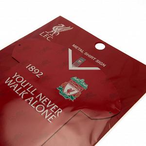 Liverpool FC Metal Shirt Sign CR 1