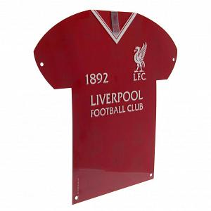 Liverpool FC Metal Shirt Sign LB 1