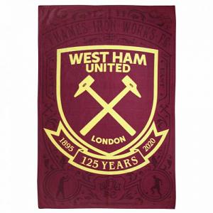 West Ham United FC Fleece Blanket 1