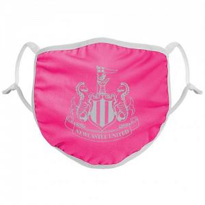 Newcastle United FC Reflective Face Covering Pink 1