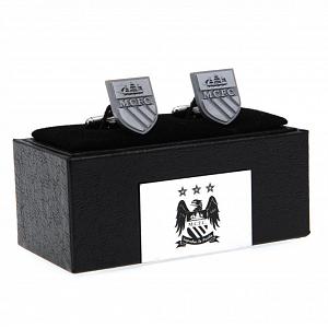 Manchester City FC Cufflinks - Chrome 2