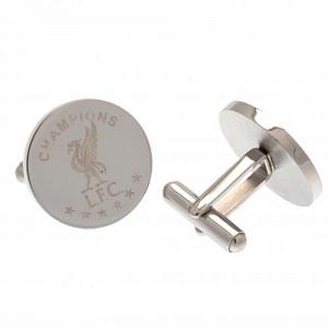 Liverpool FC Champions Of Europe Stainless Steel Cufflinks RD 2