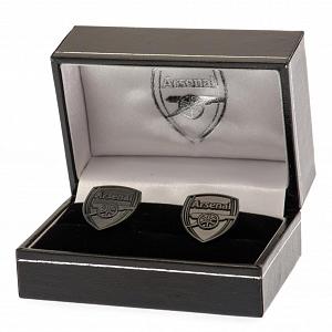 Arsenal FC Black IP Cufflinks 2