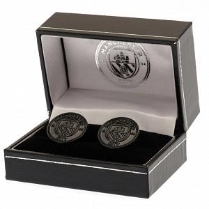 Manchester City FC Black IP Cufflinks 2