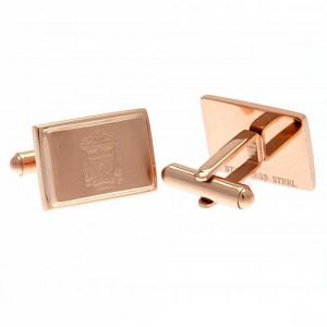 Liverpool FC Rose Gold Plated Cufflinks 2