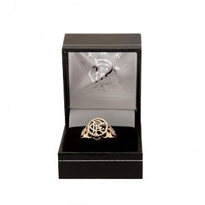 Rangers FC 9ct Gold Crest Ring Small 1