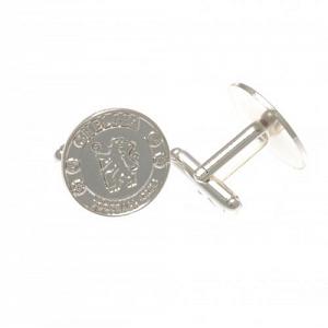 Chelsea FC Silver Plated Formed Cufflinks 1